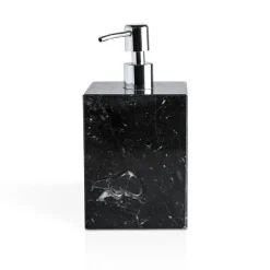 Set da bagno 4 pezzi in marmo nero