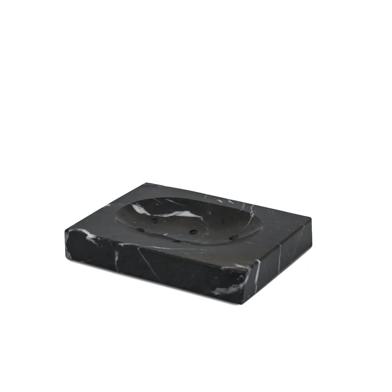 Set da bagno 4 pezzi in marmo nero