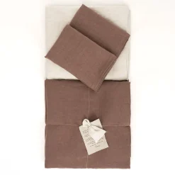 Set da letto estivo rosa vintage