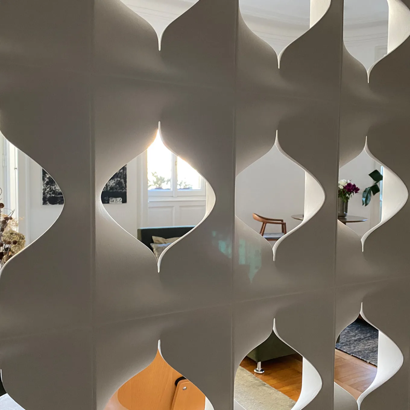 Set di 15 Blocchi Leone in Gesso Bianco