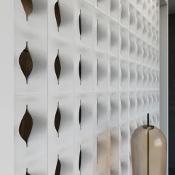 Set di 15 Blocchi Leone in Gesso Bianco