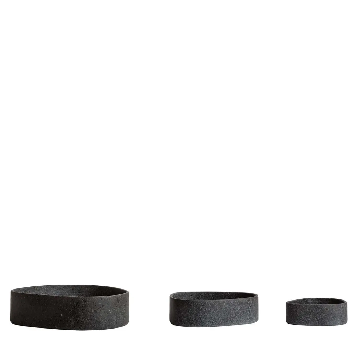 Set di 3 ciotole Egadi Black di Fabio Fazio