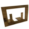 Set di 4 cornici in legno di rovere Sandro Gallo 136 di Luciano Marson per POV