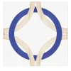 Set Di 25 Piastrelle Bauhaus Blu E Tortora Tipo 3