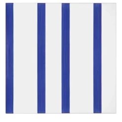 Set di 25 piastrelle Bauhaus blu tipo 13