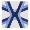 Set di 25 piastrelle blu Bauhaus Tipo 7