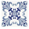Set di 25 piastrelle MAVI Blu Tipo Mare