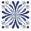 Set di 25 piastrelle MAVI Blu Tipo Riva