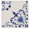 Set di 25 piastrelle Mavi Blu Tipo Conca Azzurra