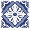 Set di 25 piastrelle MAVI Blu Tipo Onda