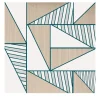 Set Di 25 Piastrelle Tartan Beige Tipo 3