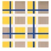Set Di 25 Piastrelle Tartan Giallo Tipo 1