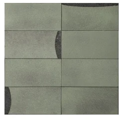 Set di 22 piastrelle verdi Inversi di Margherita Rui