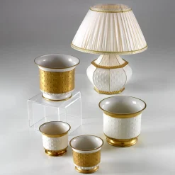 Set di 2 piccole cachepot Giglio