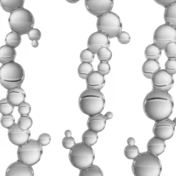 Set di 2 Portacandele Trasparenti H₂O Bubble