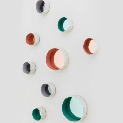 Set di 3 specchi Ninfea 12 Rosa
