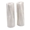 Set di 2 Vasi Decorativi "Paesaggio 19 #3" bianchi di Nino Basso