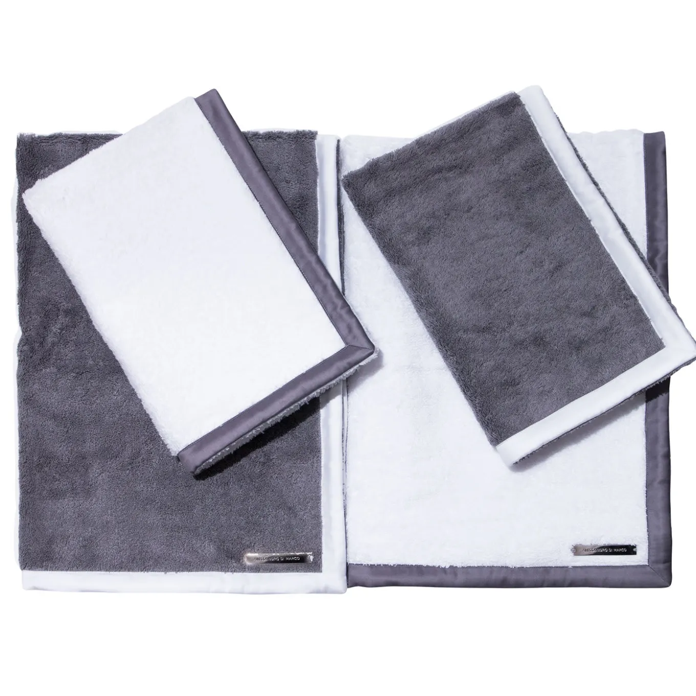 Set di asciugamani da bagno grandi - Grigio