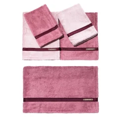 Set di asciugamani da bagno grandi - Rosa cipria antico