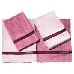 Set di asciugamani da bagno grandi - Rosa cipria antico