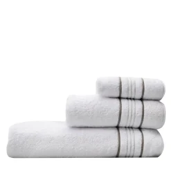 Set di asciugamani da bagno Bourdon bianchi