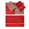 Set di asciugamani da bagno grandi - Arancione Beige