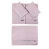 Set di asciugamani da bagno grandi - Rosa cipria