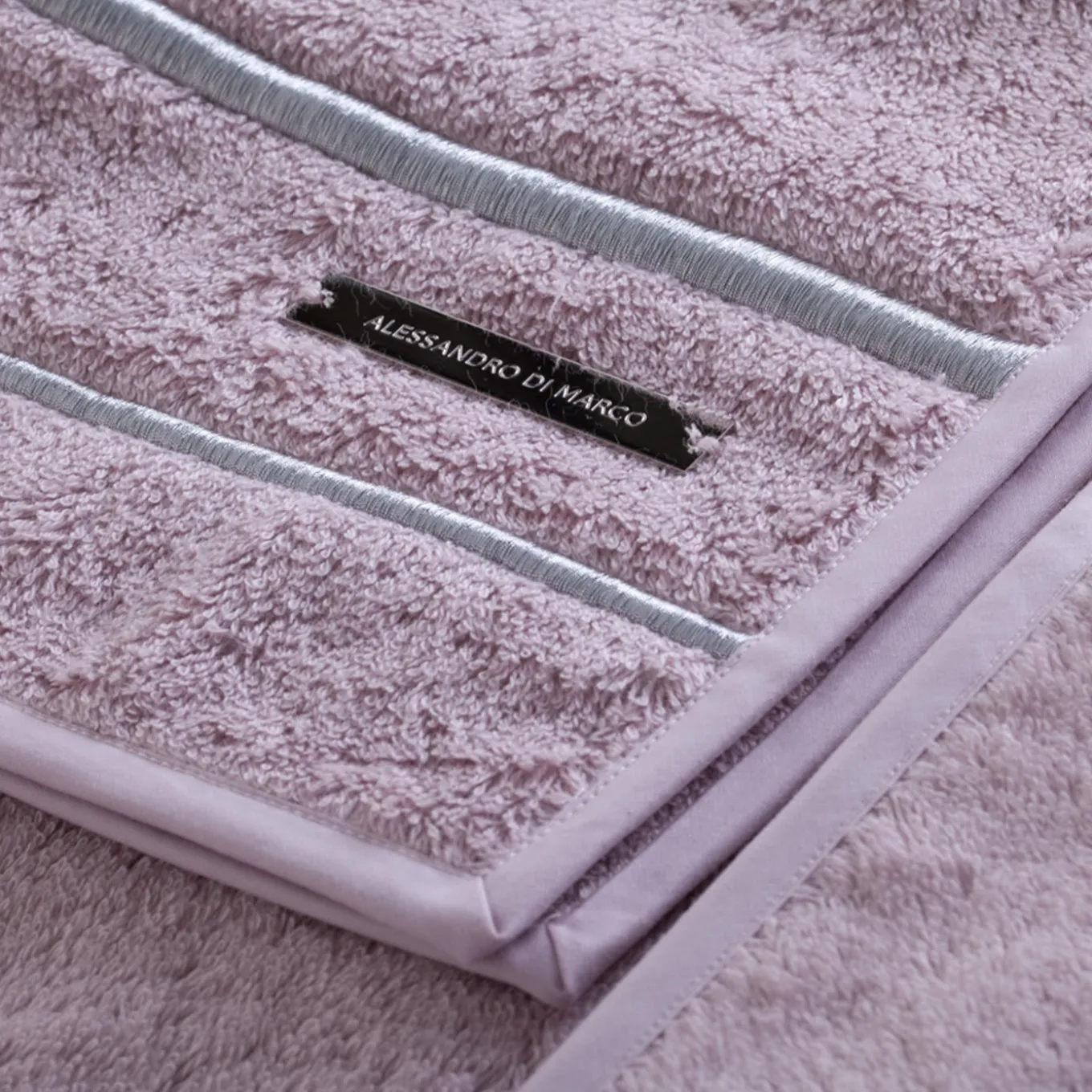 Set di asciugamani da bagno grandi - Rosa cipria