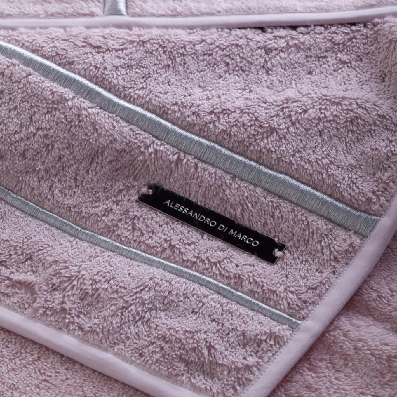 Set di asciugamani da bagno grandi - Rosa cipria