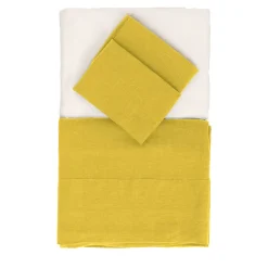 Set di biancheria da letto estiva gialla