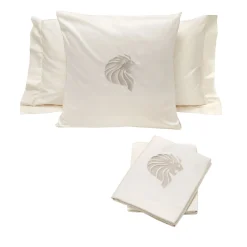 Set di biancheria da letto e cuscini beige #1