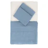 Set di biancheria da letto estiva azzurra