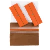 Set di biancheria da letto estiva - Marrone e arancione