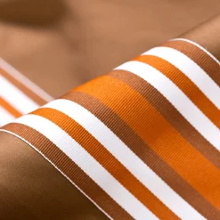 Set di biancheria da letto estiva - Marrone e arancione