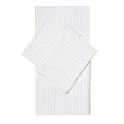 Set di lenzuola Athos Jacquard Bianco US King