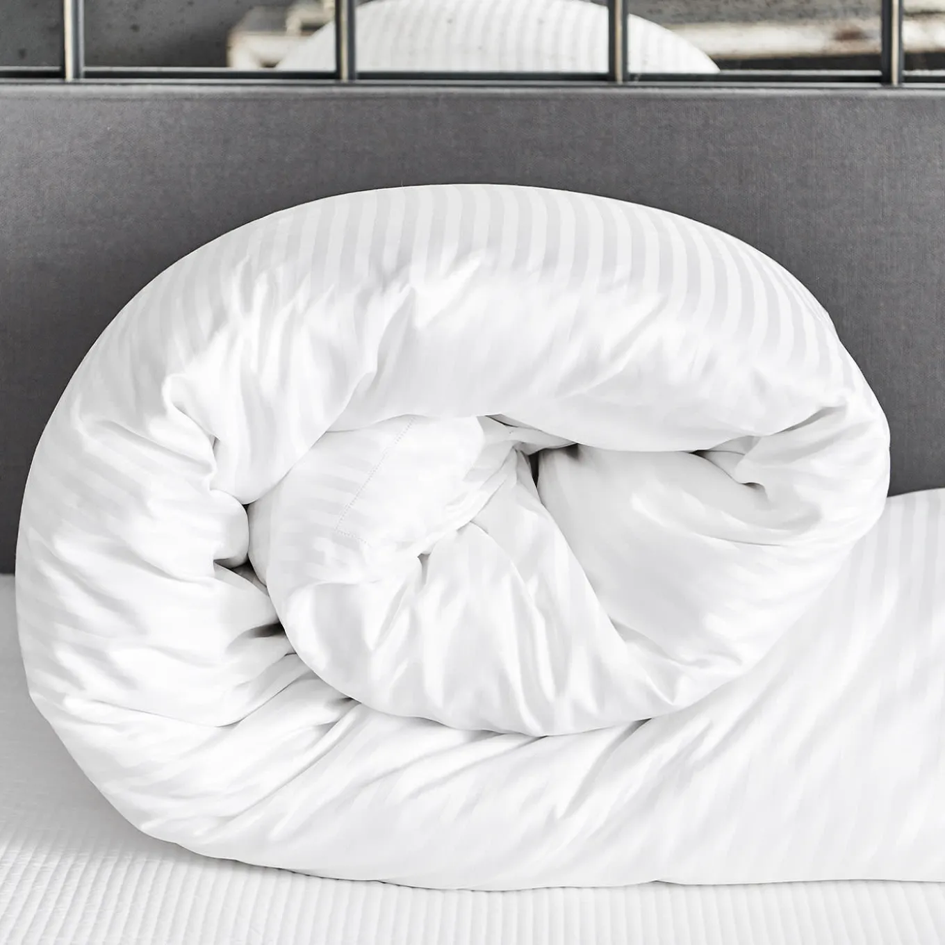 Set di lenzuola Athos Jacquard Bianco US King