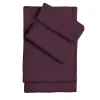 Set di Lenzuola King Size in Lino colore Amarena