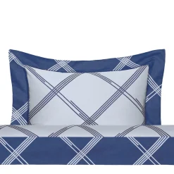Set di lenzuola King US in Cina blu jacquard di Quattro Generazioni