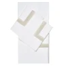 Set di lenzuola Plissè Bianco e Marmo US King