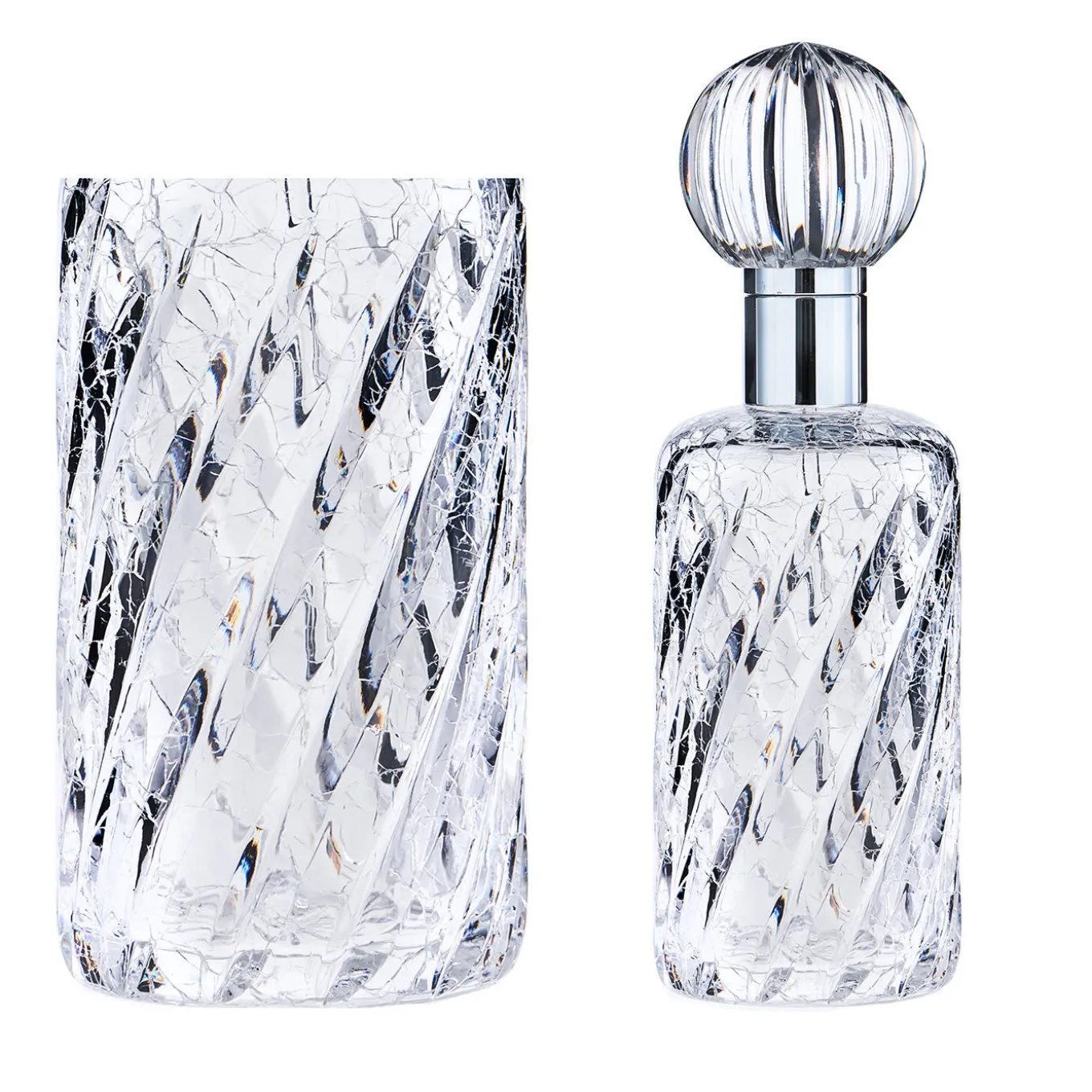 Set di portaspazzolino e flacone di profumo Trickerey