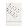Set lenzuola Horizon in Cotone Satinato Bianco