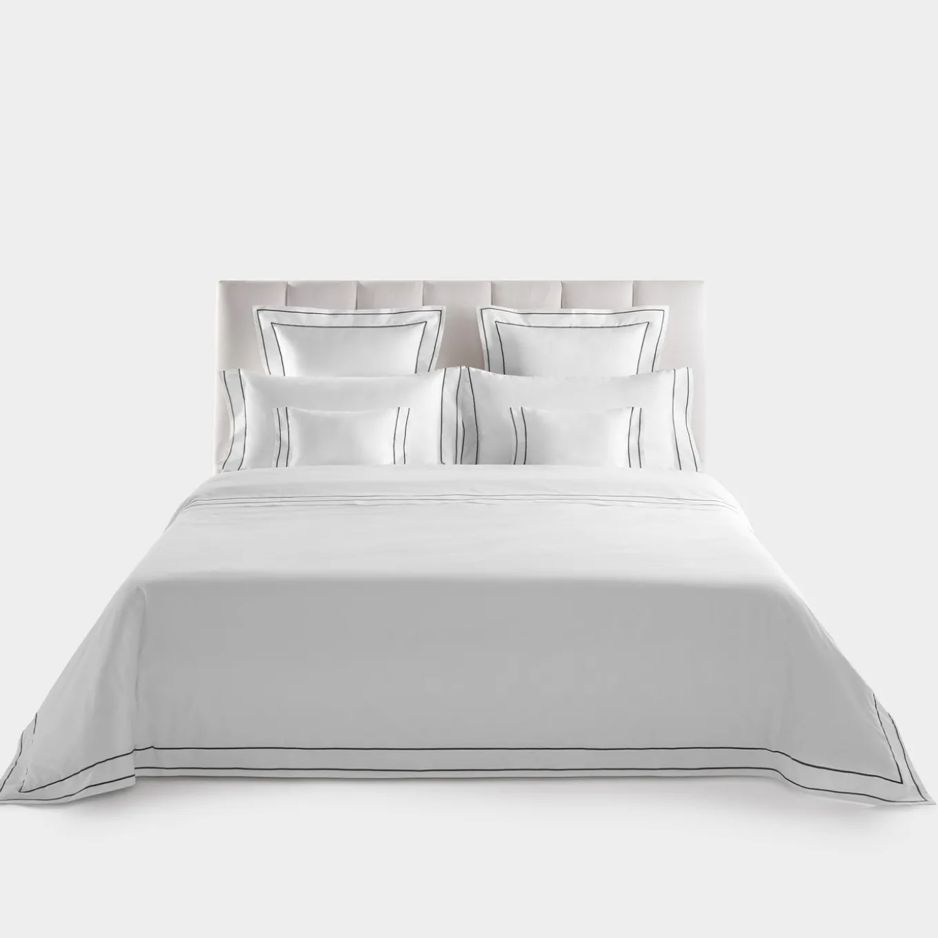 Set lenzuola Horizon in Cotone Satinato Bianco