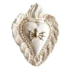 SPADE SACRE CUORE IN CERAMICA BIANCA