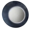 Specchio da parete Brame in acciaio inossidabile con luce LED di R&D De Castelli