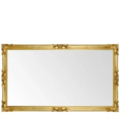 Specchio da parete rettangolare Versailles in oro
