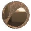 Specchio da parete scultoreo Apollo in bronzo fuso #1