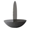 Specchio da tavolo bifacciale D30 in grigio scuro