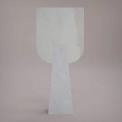 Specchio da tavolo Ophelia Bianco Carrara