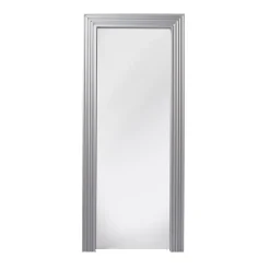 Specchio Da Terra In Alluminio Anodizzato Argento