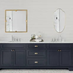 Specchio Ovale in Ottone Urban